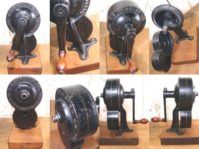 画像1: 1900's "WEBSTER" Cast Iron Pencil Sharpener [w/12 Cutter Blades]