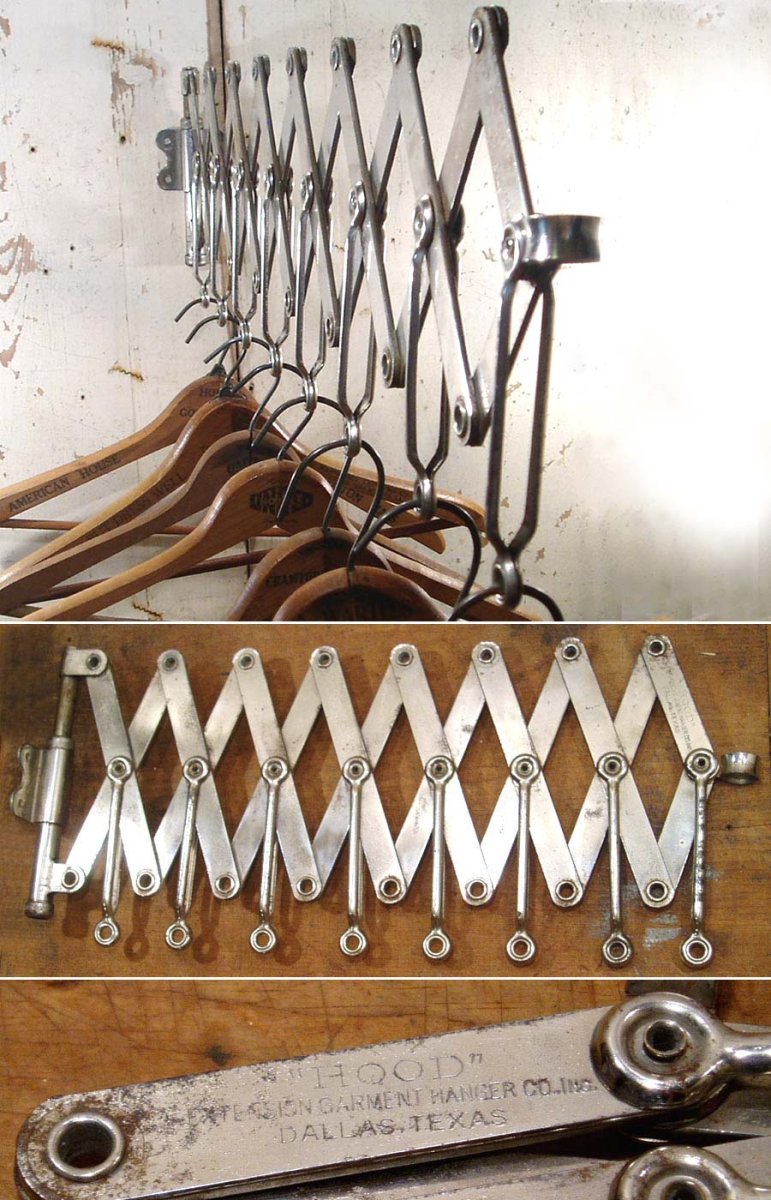 画像1: 1920's "HOOD" Steel Garment Hanger Rack (1)