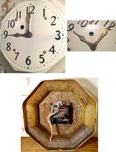画像2: 1920-30's "French-Country" MINI Wall Clock 
