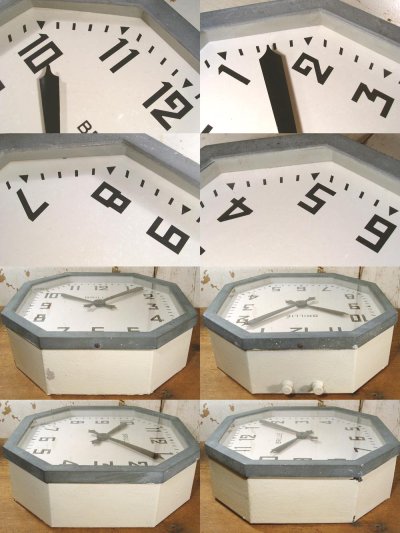 画像3: 1930-40's French "BRILLIE" Octagon Wall Clock