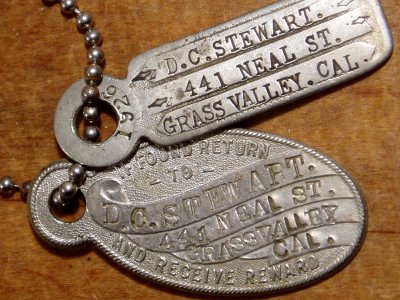 画像1: 1920's "Return Address" Key Fobs