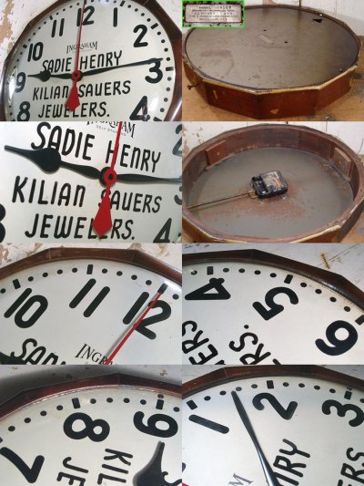 画像2: 1940-50's "Advertising" Wood Wall Clock