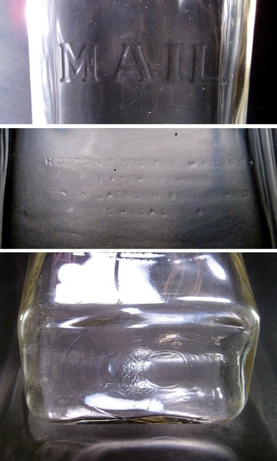画像1: 1930-40's Wall Mount "VISIBLE" Glass MAIL BOX