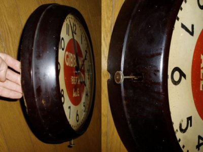 画像2: 40〜50's "Bakelite" Advertising Wall Clock