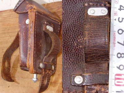 画像3: 1930-40's Leather "Belt Pouch"