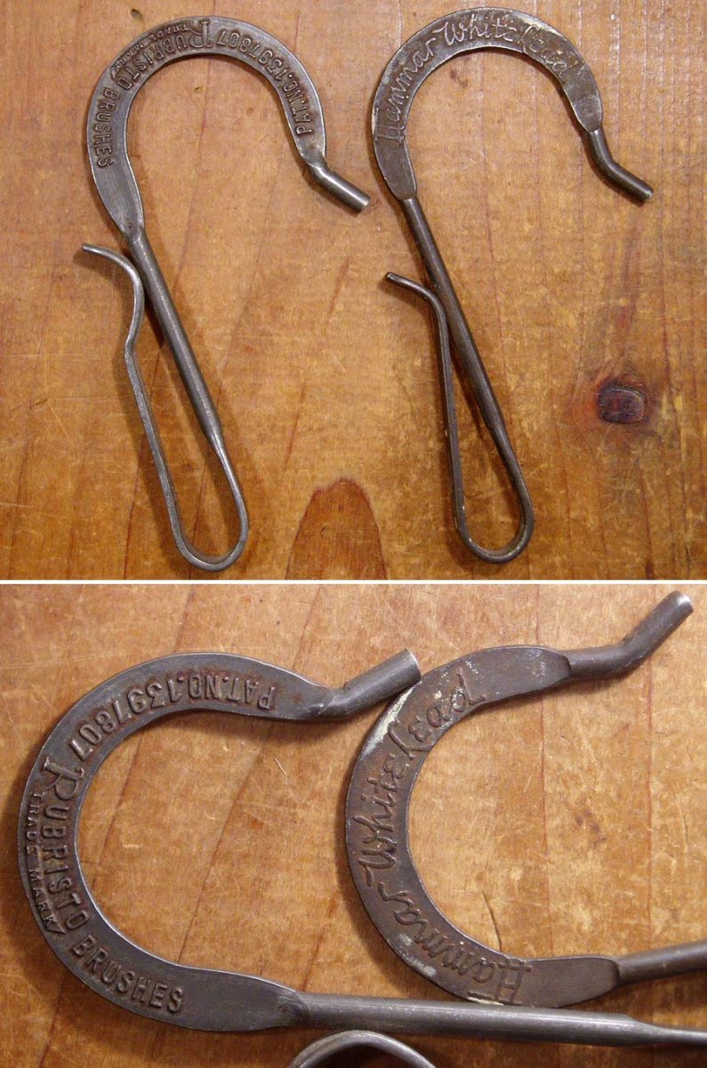 画像1: 1920-1930's Advertising Steel "S" Hook (1)