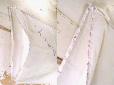 画像1: Hand Made＆Stitch Linen "Laundry" Bag