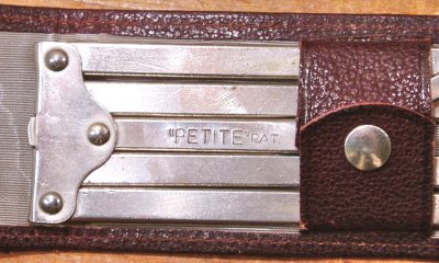 画像1: 1910-30's Folding Steel Hanger w/Leather Case 【BROWN】