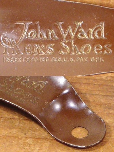 画像1:  "JOHN WARD Men's Shoes" Advertising Pocket Shoe Horn 