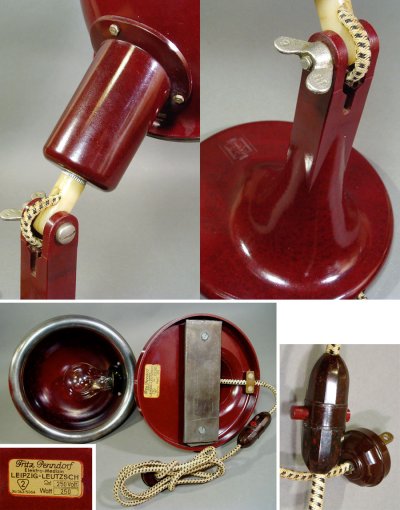 画像3: German-DECO "Bakelite" Table/Desk Lamp