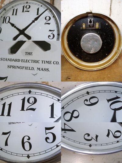 画像2: 1930's "Small-12inch" Aluminium Wall Clock