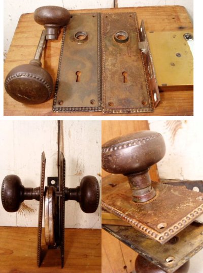 画像1: 1900'-10's Antique "Cast Iron" Doorknob 
