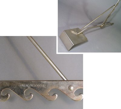 画像2: 1940-50's "Over the Door" Steel Garment Hanger Rack