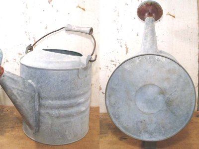 画像3: Rustic Country "Wood Handle" Watering Can 