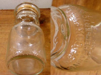 画像3: 1930's "Baby Face" Glass Milk Bottle