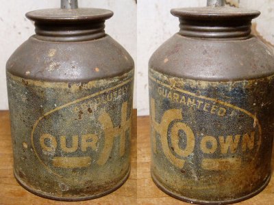 画像1: 1930-40's TIN OIL CAN