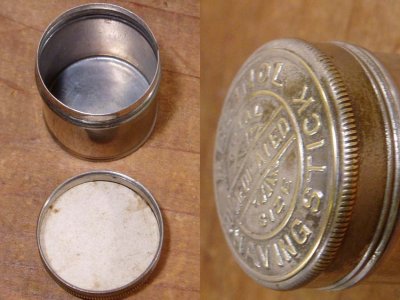 画像2: 1910's MINI "Shaving Stick" Tin Case