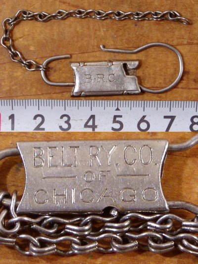 画像2: "Belt Railway Company of Chicago" Advertising Key Ring