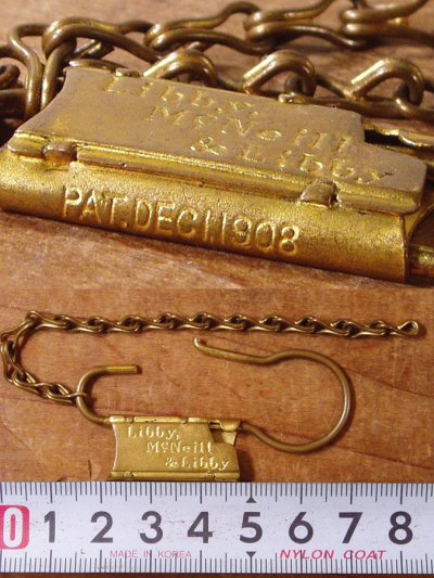 画像2: "BRASS" Advertising Key Ring