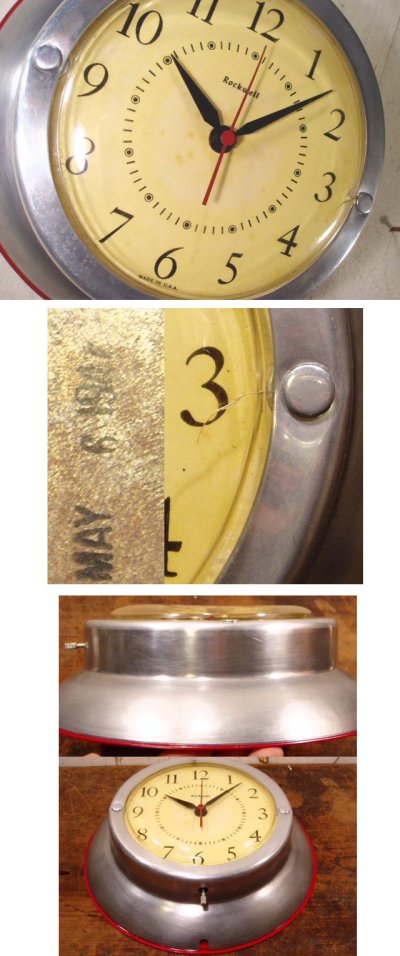 画像3: 40's "Aluminum" Diner Clock