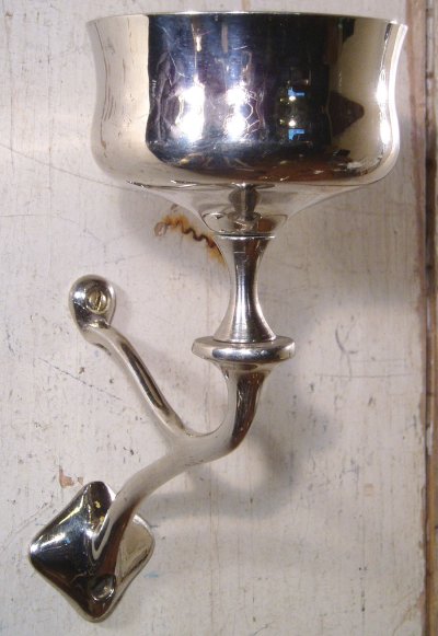 画像1: 1910-20's N.Y. Cast Brass "Cup" Holder
