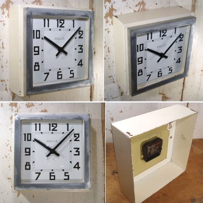 画像1: 1930-40's French "BRILLIE" Wall Clock