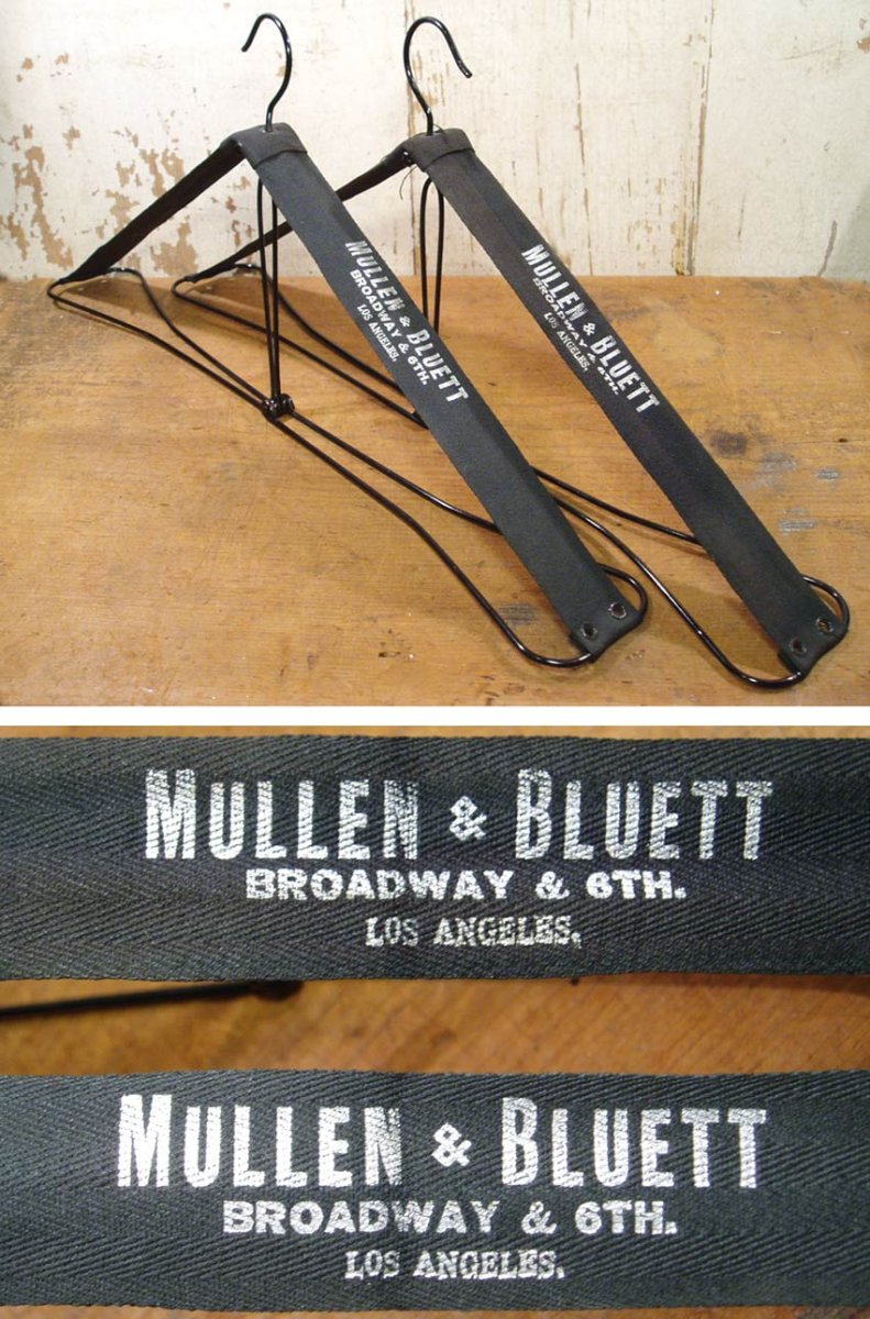 画像1: 1940's "Herring Bone" Folding Advertising Hanger  (1)