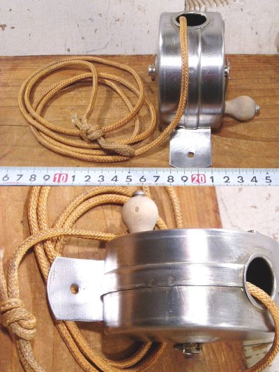 画像2: 1930-40's "Steel＆Wood Handle" Clothes-Line Reel