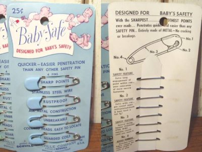 画像2: 1940-50's "Baby's" Safety Pin