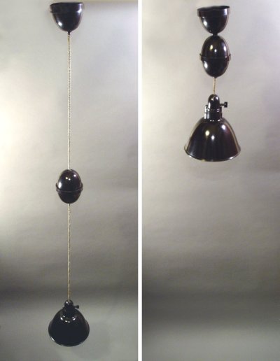 画像1: German-DECO "Rise＆Fall" Bakelite Pendant Lamp