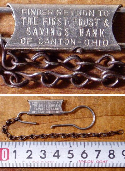 画像2: "SAVINGS BANK" Advertising Key Ring