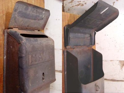 画像1: 1930-40's Steel Mail Box