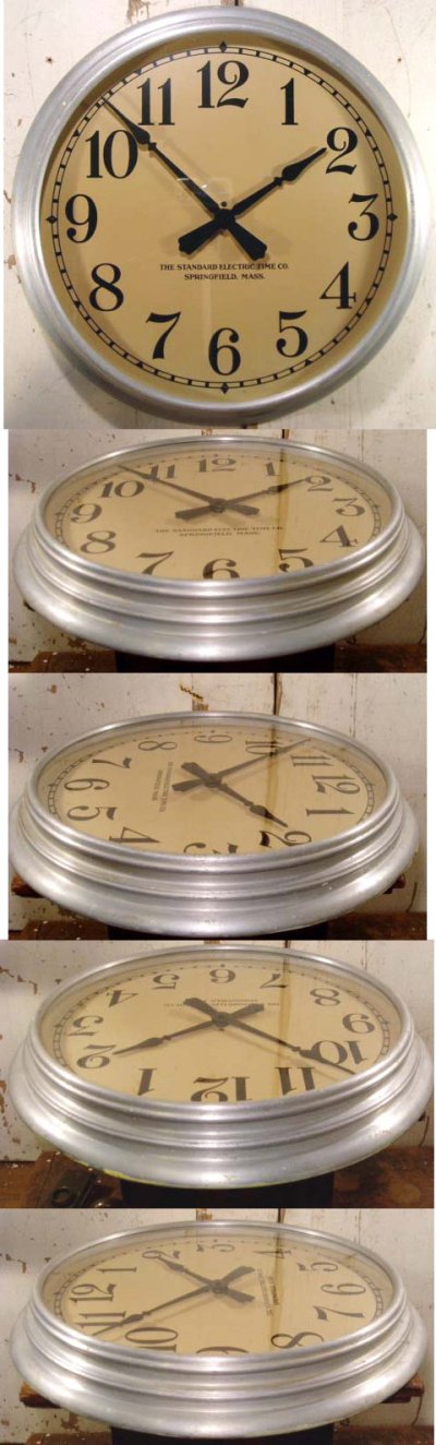 画像1: 30's "Aluminium" Wall Clock