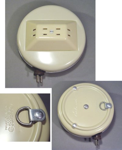 画像2: 1950-60's "Cordomatic" 4-Outlet Cord Reel