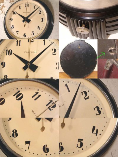 画像2: 1930's "ART-DECO" Kitchen Wall Clock