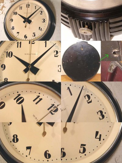 画像2: 1930's "ART-DECO" Kitchen Wall Clock