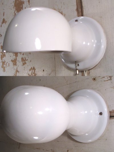 画像1: 1930's Ceramic Bathroom Lamp 