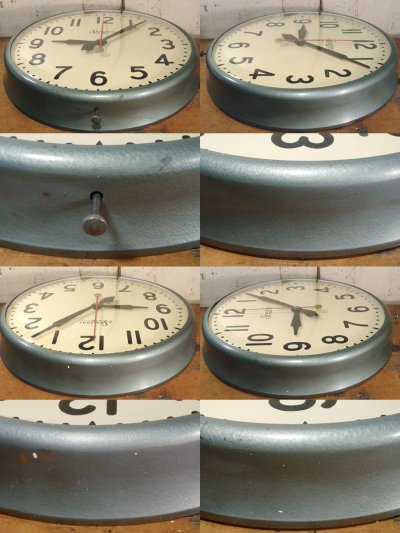 画像3: 1950's "Metal Case " School Wall Clock