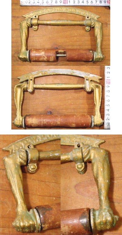 画像1: 1900-10's Cast Iron "Victorian" Toilet Paper Holder