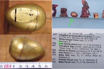 画像1: "THE PENNY BANK BOOK" ＆ "1920's Egg Bank"