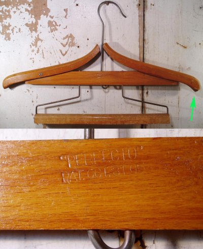 画像2: 1900-20's Wood "Pants＆Trousers" Advertising Hanger