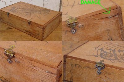 画像2: Wood Cigar Box "SPIDER"