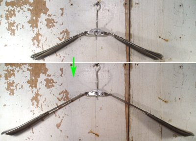 画像2: "GOOD FORM" Folding Steel Jacket Hanger