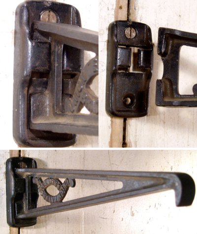 画像2: Early-1900's Cast I ron "UNION REVERSIBLE BRACKET" 