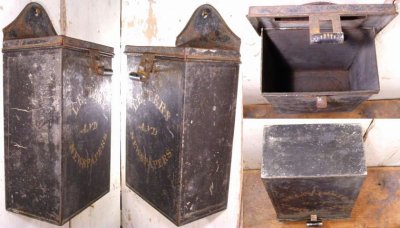 画像2: 1910-20's "Shabby" Letter Box