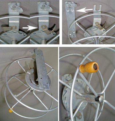 画像1: 1940's "SEARS ROEBUCK＆CO." BIG Clothes Line Reel【Dead Stock】