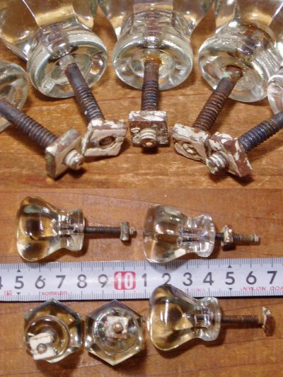 画像2: 5-set Country Antique "Glass" Pull Knobs