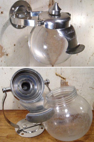 画像2: 1920-30's "Art-Deco" Glass Liquid Soap Dispenser