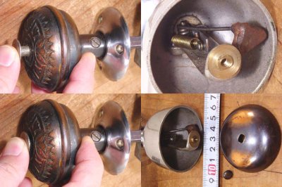 画像1: Early 1900's "COMBINATION" Door Knob ＆ BELL