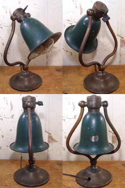 画像1: Early 1900's "BRASS" Desk/Table Lamp